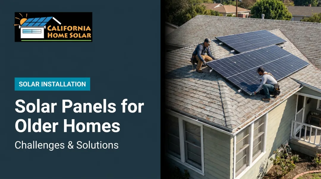 Solar Panels for Older Homes: Challenges &amp; Solutions