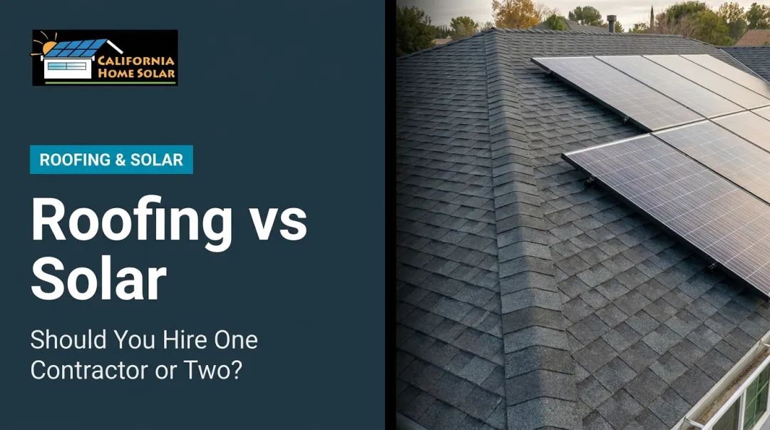 Roofing vs Solar: Should You Hire One Contractor or Two?