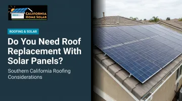 Do You Need Roof Replacement With Solar Panels?