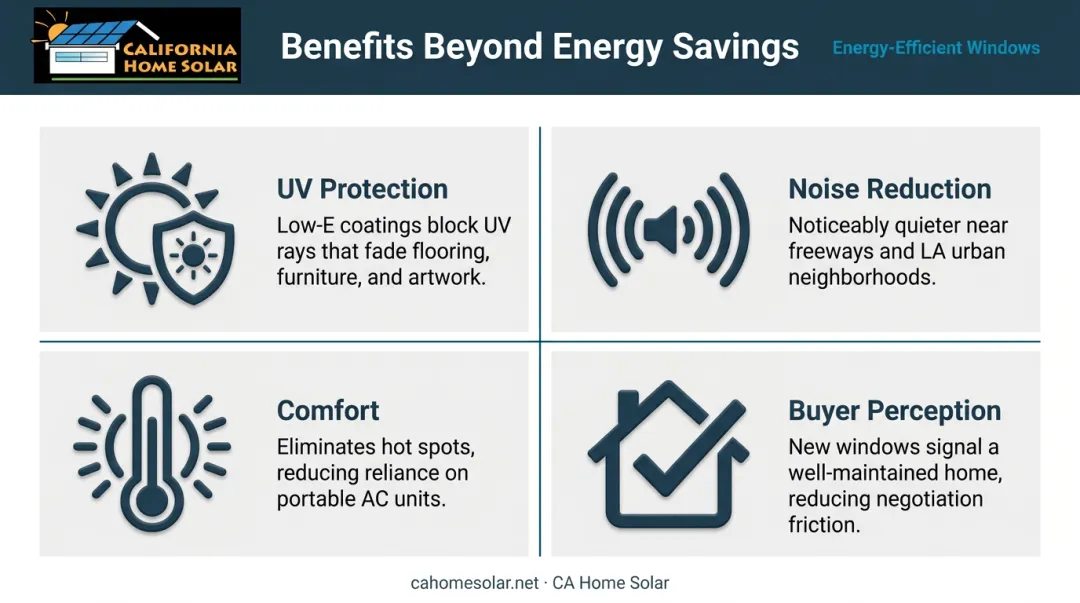 Four indirect benefits of energy-efficient windows beyond energy savings for homeowners