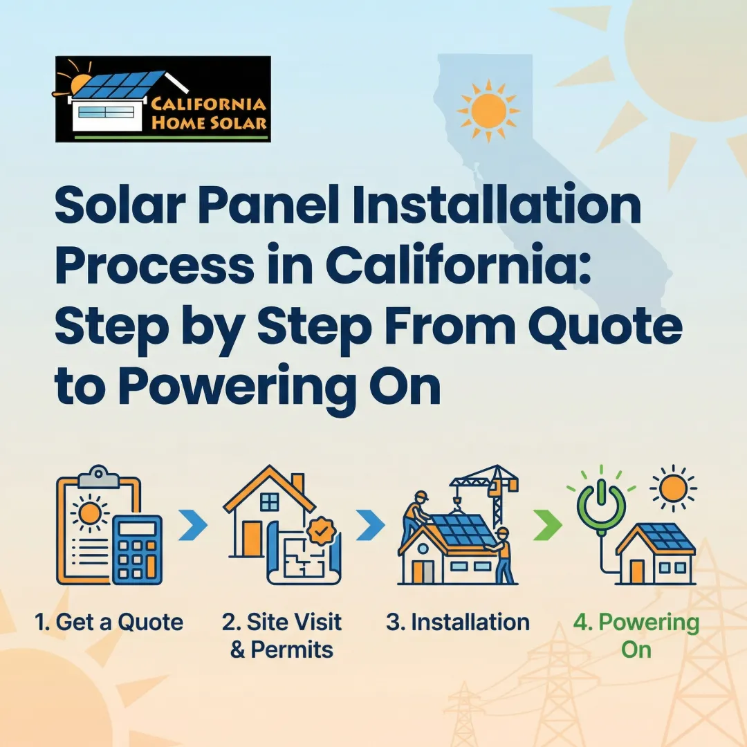 Solar Panel Installation Process in California: Step by Step From Quote to Powering On
