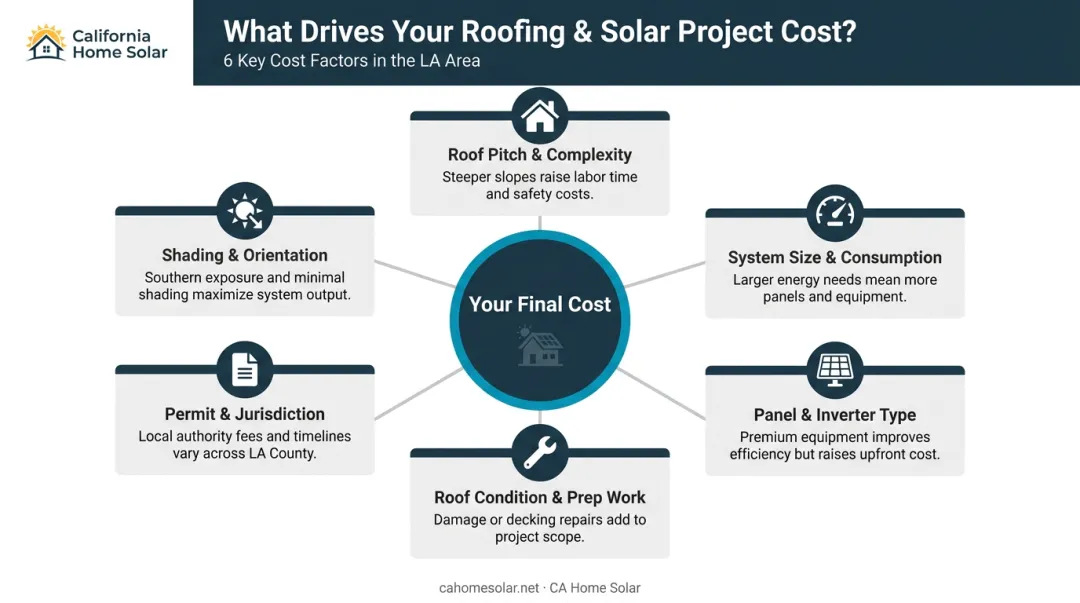 Key cost factors driving roof and solar installation prices in Los Angeles