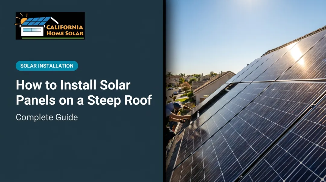 How to Install Solar Panels on a Steep Roof: Complete Guide
