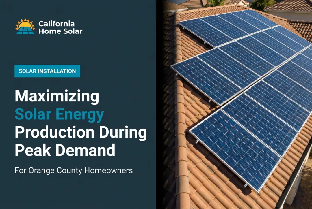 Maximizing Solar Energy Production During Peak Demand