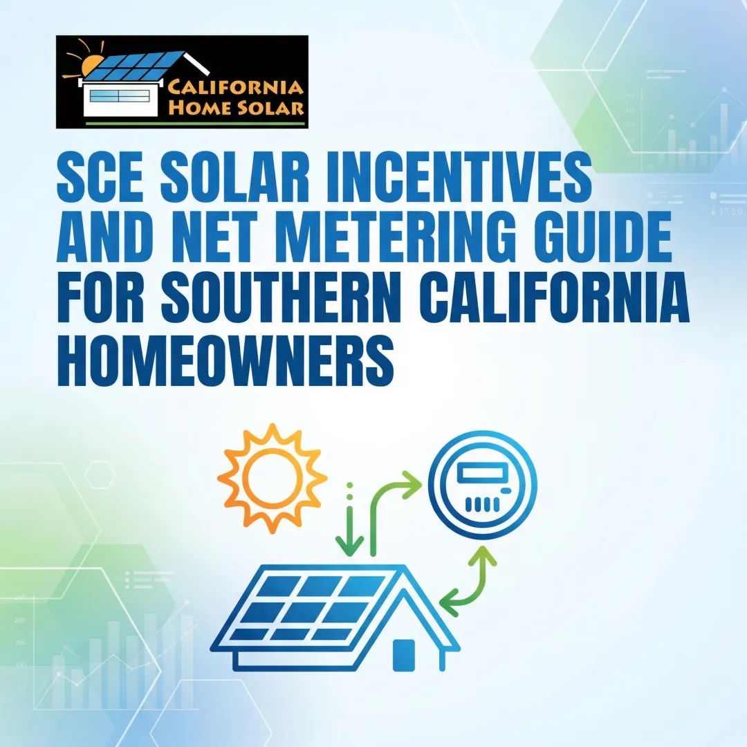 SCE Solar Incentives and Net Metering Guide for Southern California Homeowners