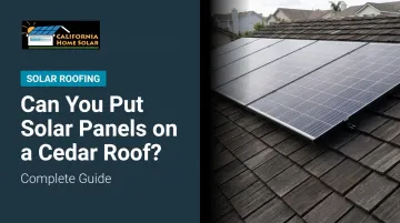 Can You Put Solar Panels on a Cedar Roof? Complete Guide
