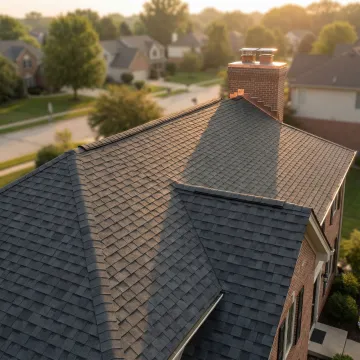 Modern energy-efficient roof installation showcasing premium materials and craftsmanship