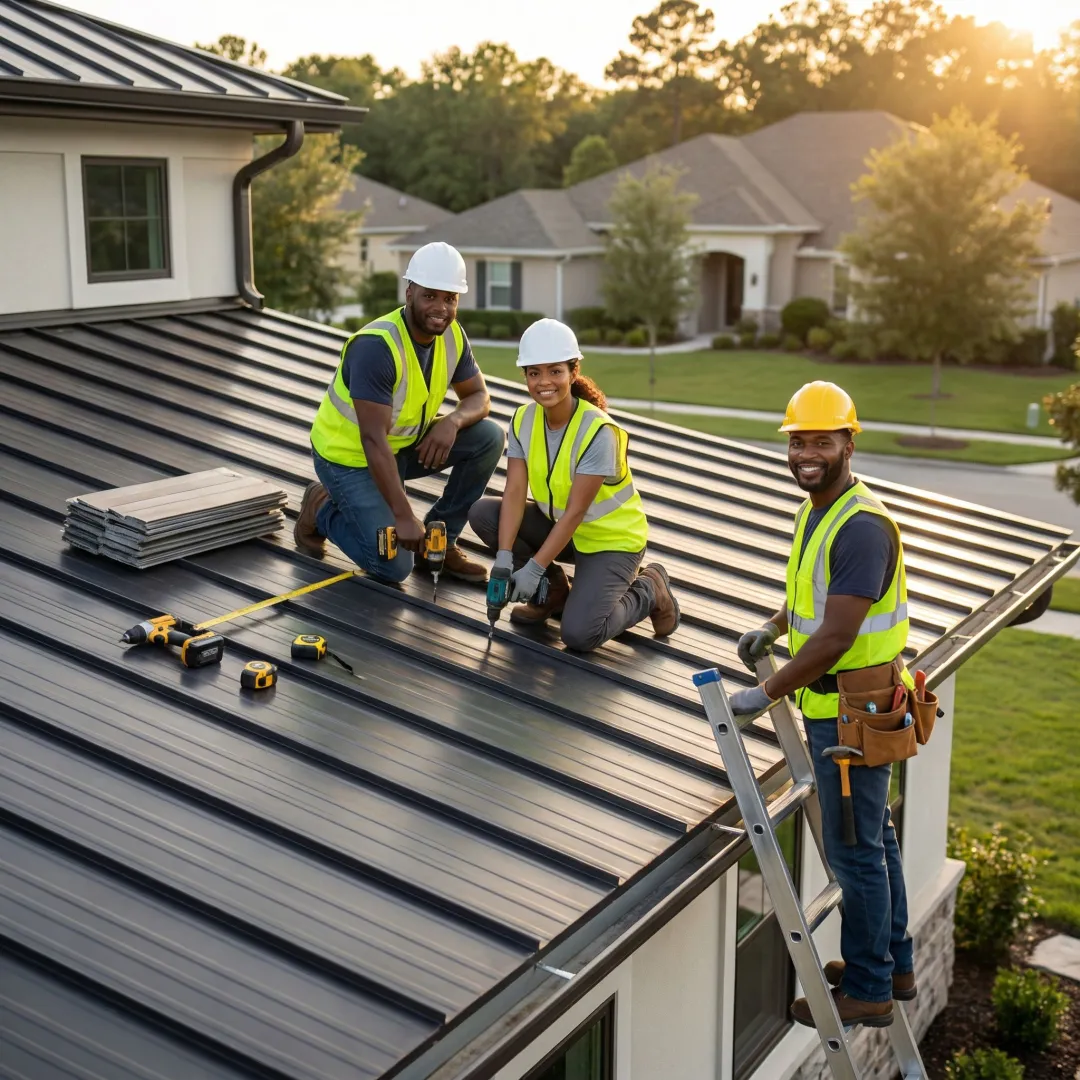 Professional roof remodeling project in Pomona showing modern roofing materials and expert installation