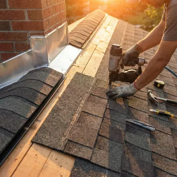 Modern energy-efficient roof installation showcasing premium materials and craftsmanship