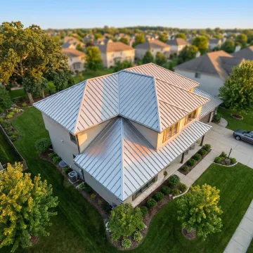 Modern energy-efficient roof installation showcasing premium materials and professional craftsmanship