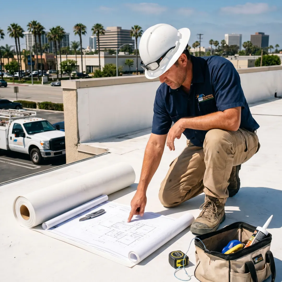 Commercial roof replacement inspection process