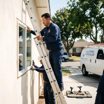 Energy efficient window installation in Sherman Oaks home