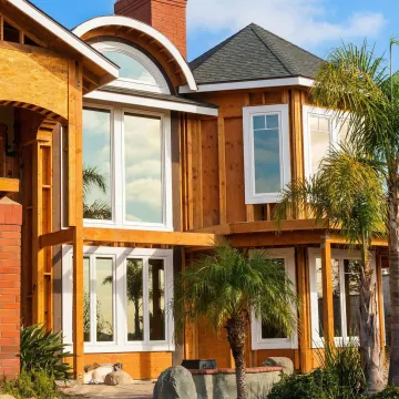 Modern energy-efficient windows installed in Garden Grove home showing improved aesthetics