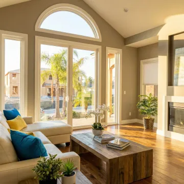 Modern energy-efficient windows installed in Pomona residential home