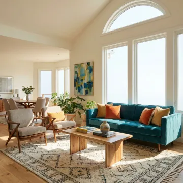 Beautiful energy-efficient windows installed in modern El Monte home interior