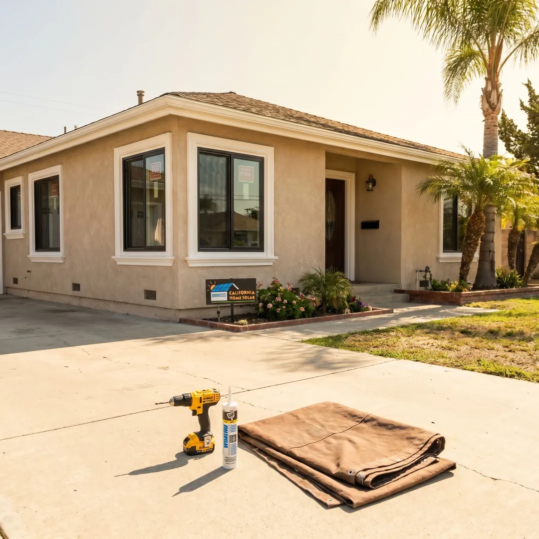 Energy-efficient replacement windows installed on Anaheim home