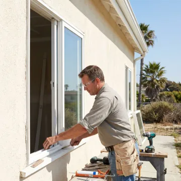 Energy-efficient window installation in Huntington Beach home