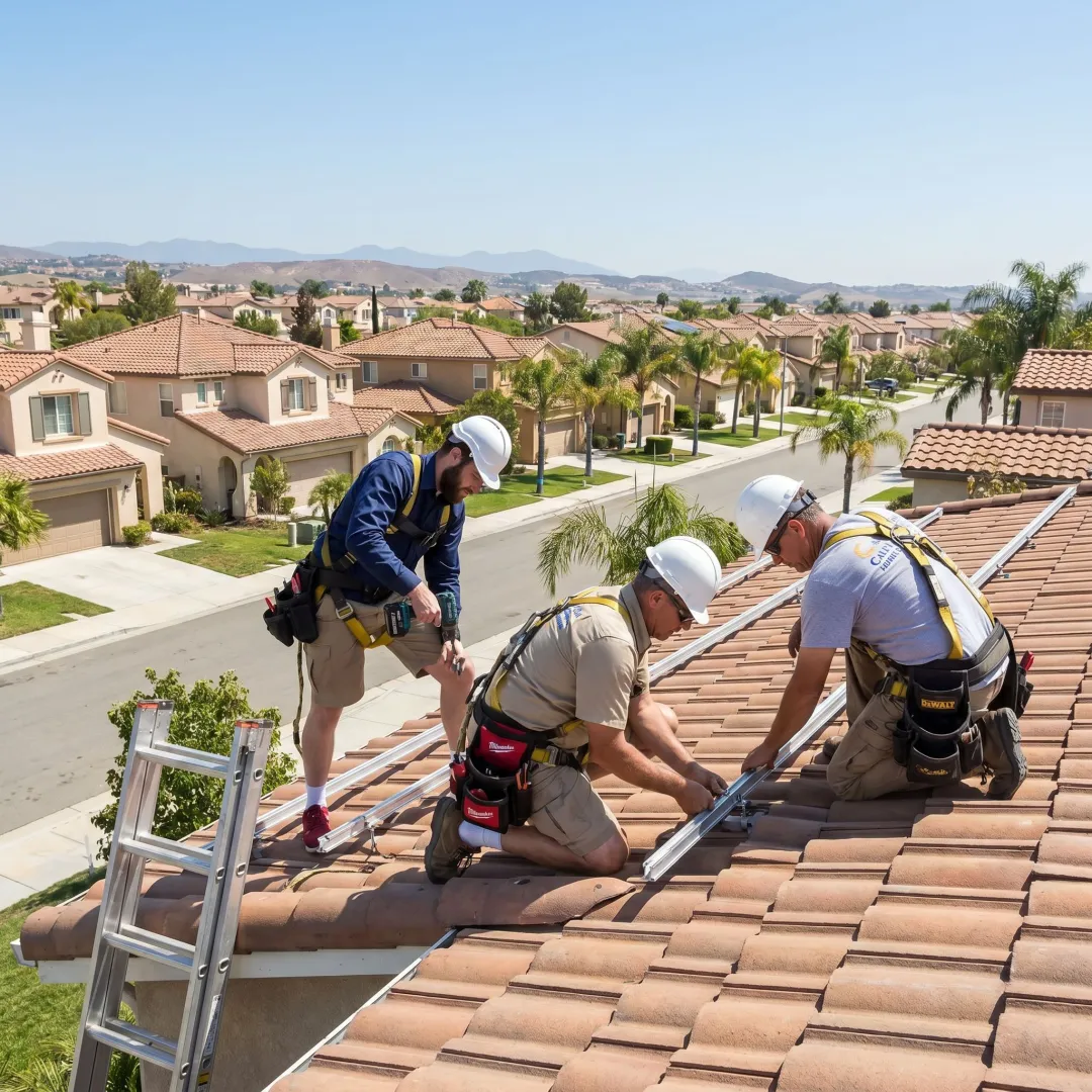 Roofing Contractors with Solar Panel Installation