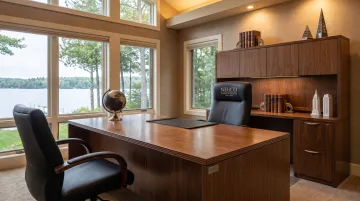 Executive office furniture sourced from USA-based Michigan manufacturers