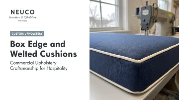 Box Edge and Welted Cushions