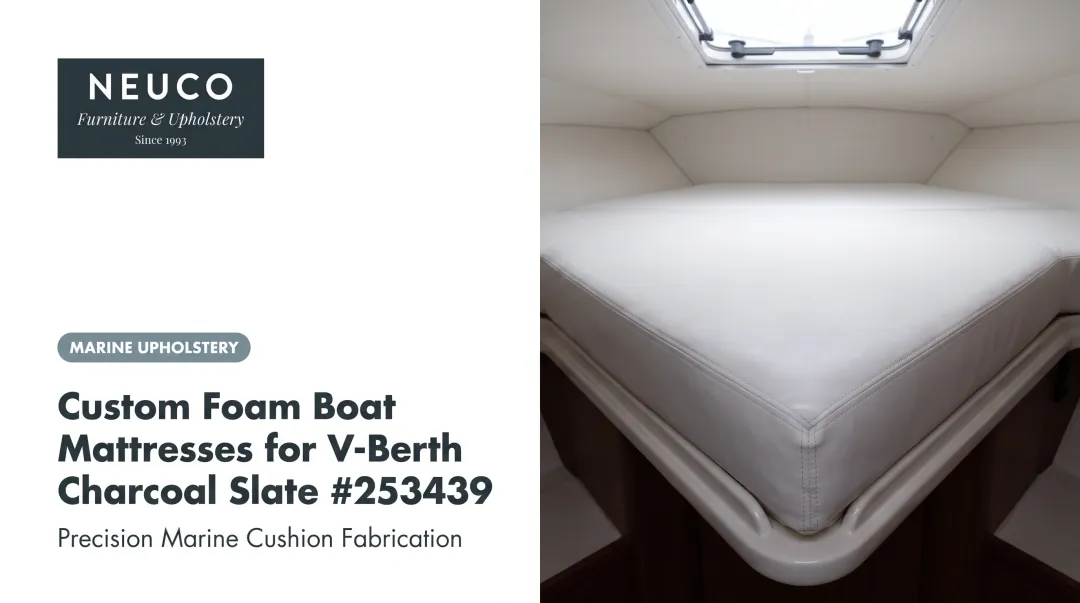 Custom Foam Boat Mattresses for V-Berth