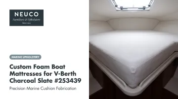 Custom Foam Boat Mattresses for V-Berth
