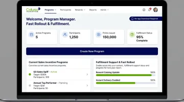 Calusa Marketing cloud-based sales incentive reward platform interface