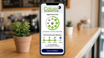 Calusa Marketing digital punch card and ANY-Card reward platform interface