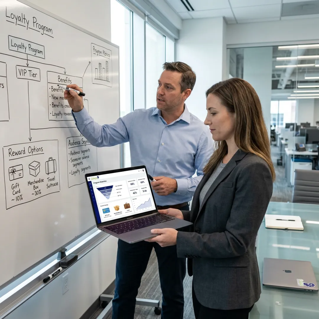 Loyalty consultants planning a rewards program