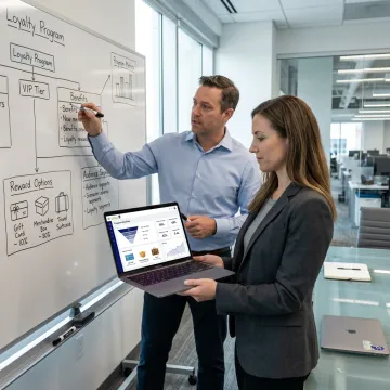 Loyalty consultants planning a rewards program