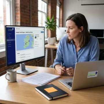 Corporate travel planner coordinating an Ireland incentive trip