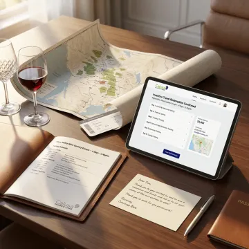 Luxury wine tasting travel planning
