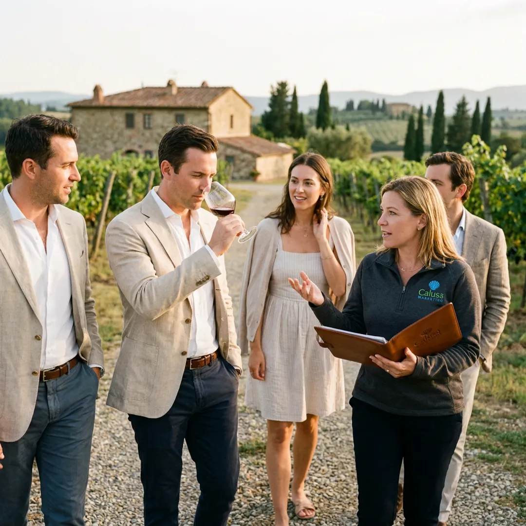 Media sales team on Italy incentive trip