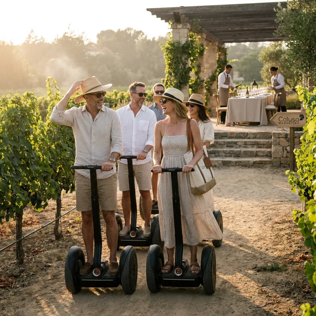 Segway Vineyard Tours & Wine Tasting Experiences — High-End Incentive Travel