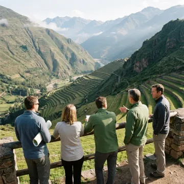 Executive retreat group in Peru