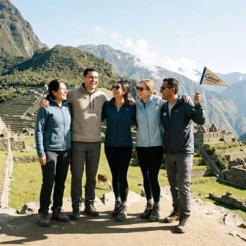 Employee recognition group trip to Peru