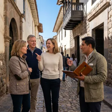 VIP client group experience in Peru