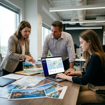 Corporate incentive travel planning session