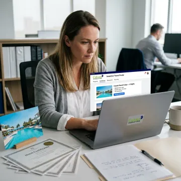 Travel certificate and hotel booking support