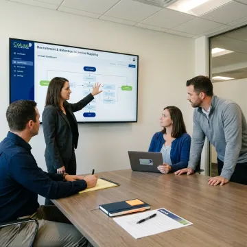 HR team planning an employee rewards program