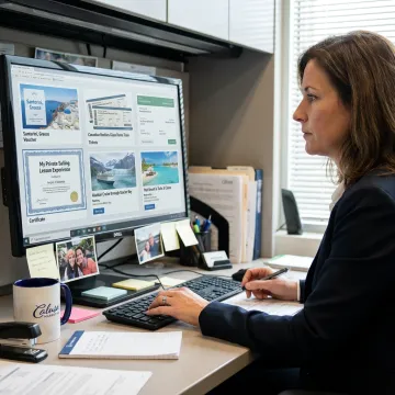Travel incentive program planning dashboard