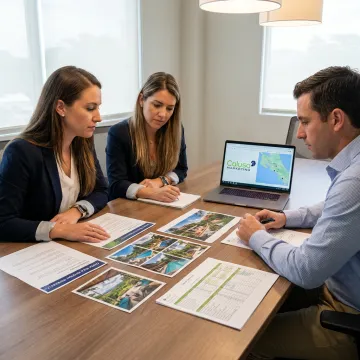 Corporate retreat planning session