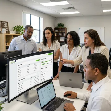 Team planning a digital gift card incentive program