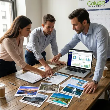 Team planning luxury incentive travel rewards