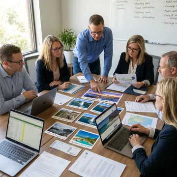 Luxury incentive travel planning session
