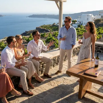 Santorini Winery Tours — High-End Incentive Travel