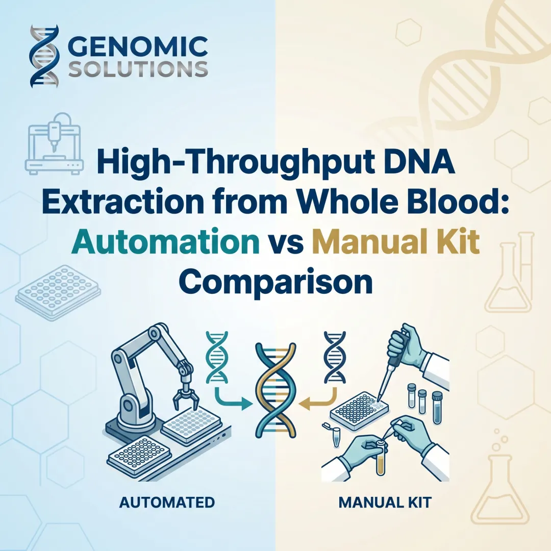 High-Throughput DNA Extraction from Whole Blood: Automation vs Manual Kit Comparison