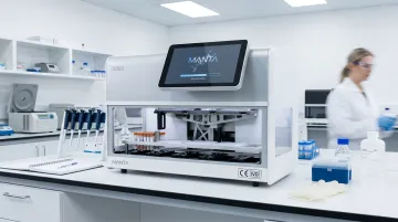 Cambrian Bioworks Manta automated cfDNA extraction platform processing clinical samples
