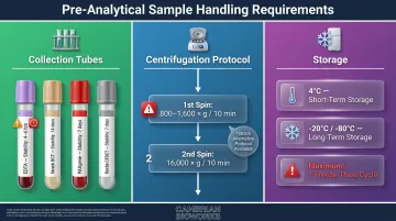 cfDNA sample collection storage and centrifugation protocol steps for ddPCR testing