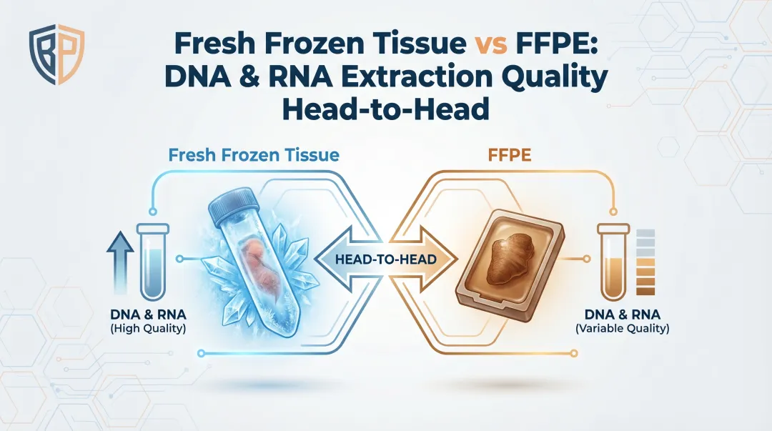 Fresh Frozen Tissue vs FFPE: DNA & RNA Extraction Quality Head-to-Head